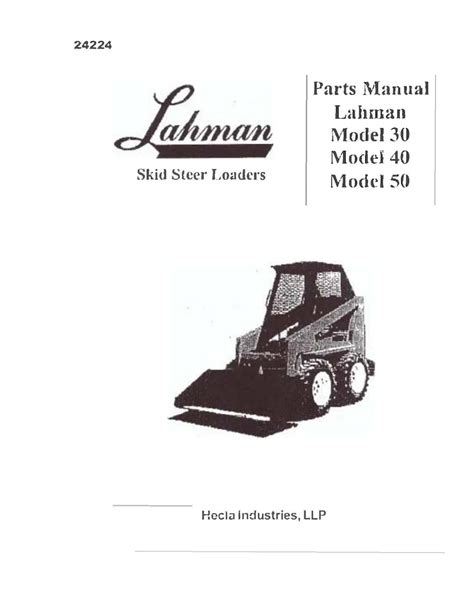 lahman skid steer manual pdf|lahman skid steer parts.